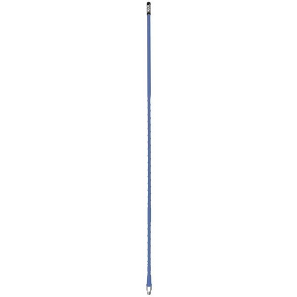 Everhardt Everhardt TSM3-BL 3 ft. Superflex 3 by 4 Wave CB Antenna with Weather Trap - Blue TSM3-BL